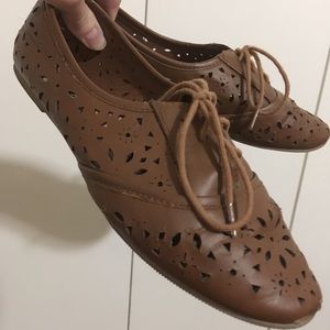 ⭐️FINAL PRICE⭐️ Brown oxford style flats